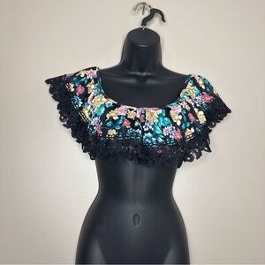 Time and true flounce swim top